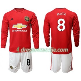 Manchester United Dres Mata 8 Dječji Domaći 2019/2020 Dugim Rukavima